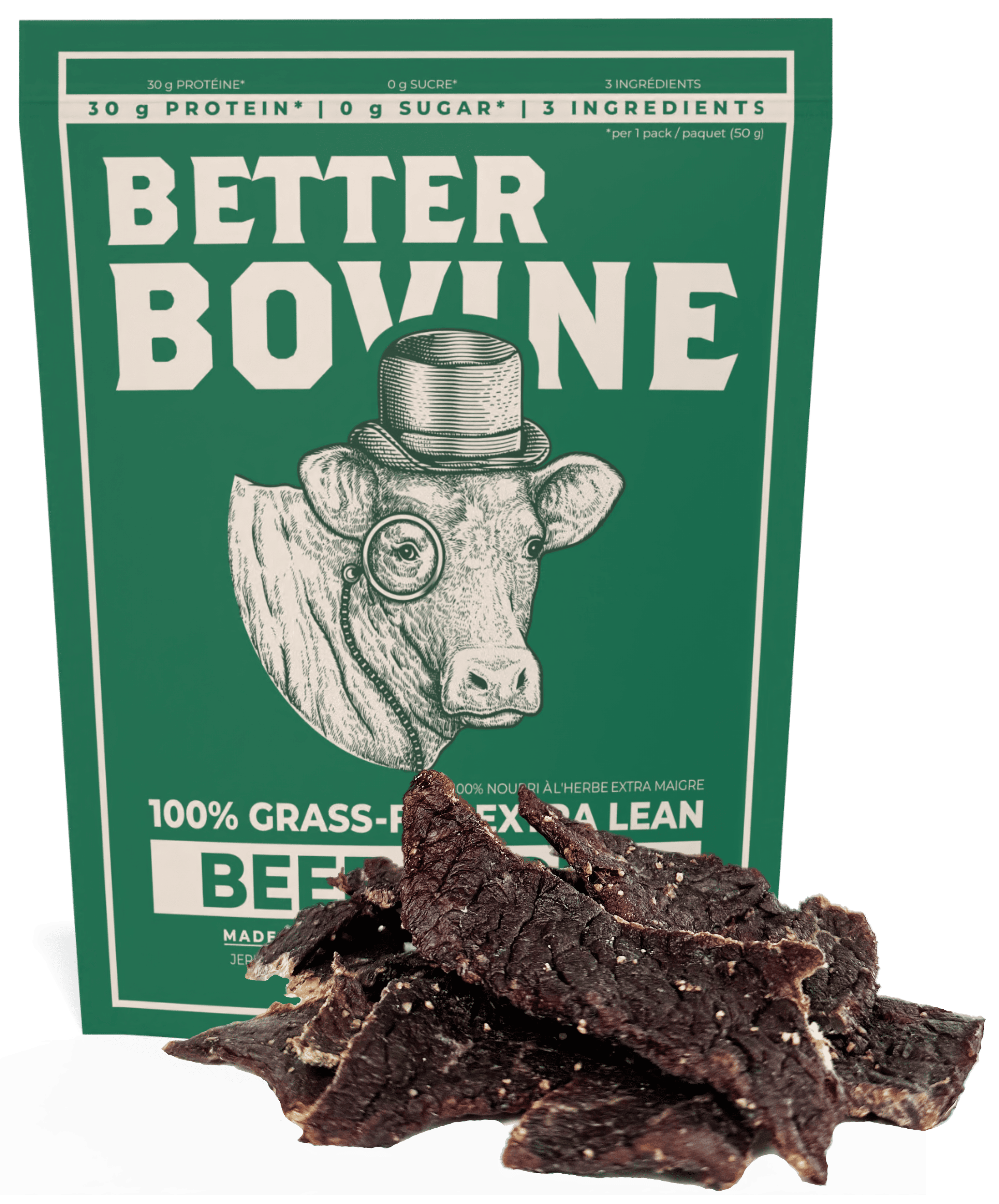 100% Grass-fed Beef Jerky